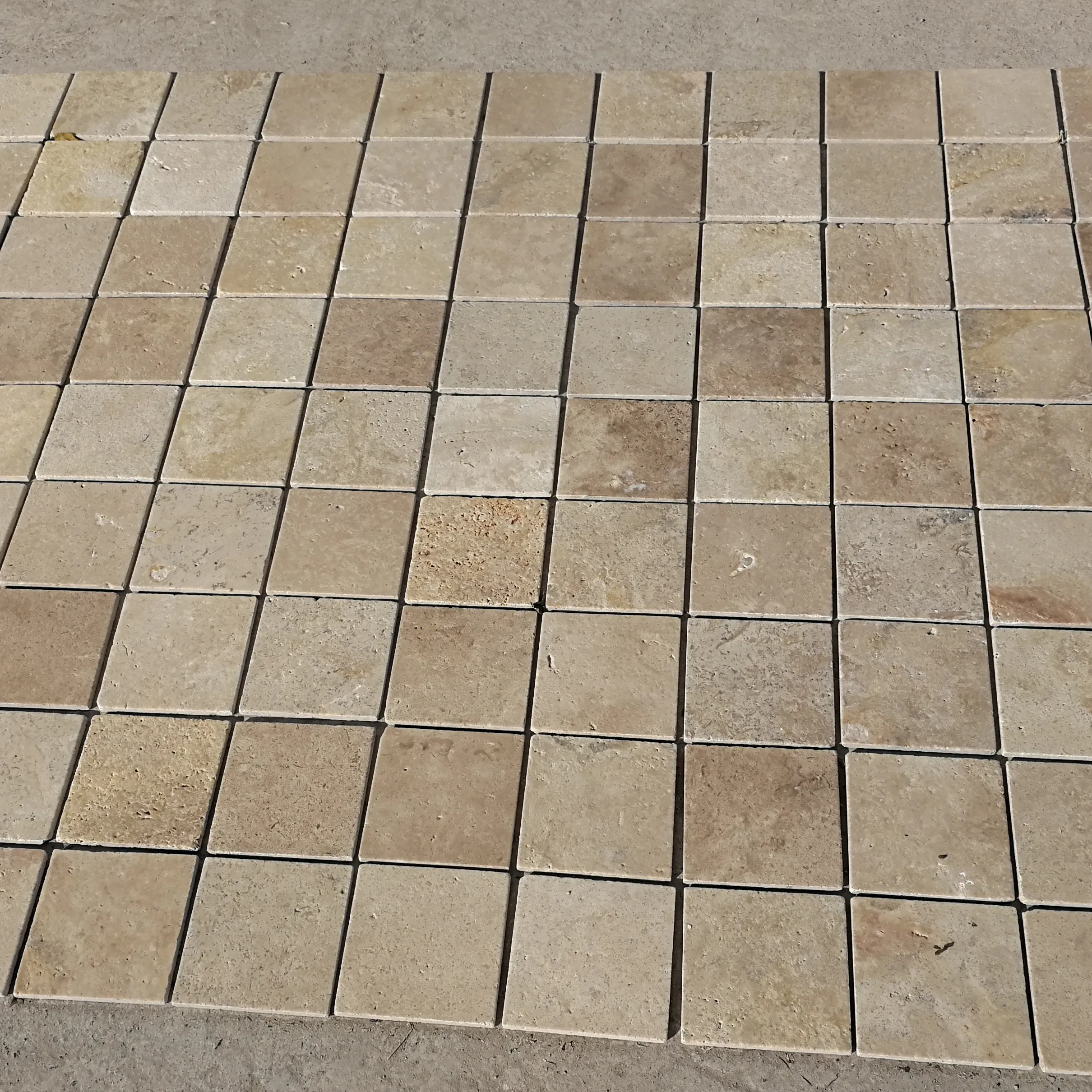 GOLDTOP OEM/ODM Travertin travertino traverten pavimento in piastrelle cina Beige travertino pietra di marmo per pavimenti