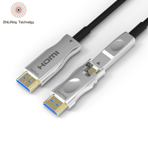 Micro hdmi to Standard hdmi (a/m) Cable 10m Micro hdmi Male to Male Cable to <strong>Connect</strong> Phone to Tv Support Dynamic Hdr Fiber Cable