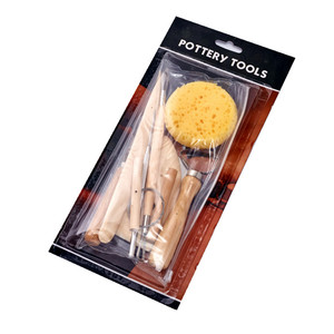 Cpatrick 9 Pcs Ceramic <strong>Clay</strong> Tools Set with Blister Packing - Product Image 1
