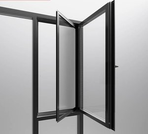 La finestra astuta del sistema slidng altamente personalizzata con il sistema del punto di bloccaggio può essere accoppiata con vetro fisso - Product Image 3