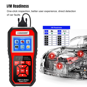 Schlüssel Programmierung Fehler code leser OBD-Scanner für Motor ECU Konnwei KW870 Diagnose gerät für alle Fahrzeuge Diagnose werkzeuge - Product Image 4