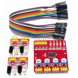 4-Kanal-Infrarot-Verfolgung 4-Kanal-Infrarot-IR-Tracking-Sensormodul Hindernis vermeidung sensor modul für Arduinos Smart Car
