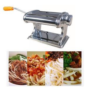 廉价家用手动意大利面食面团滚筒卷机单刀切割机压面机 - Product Image 3