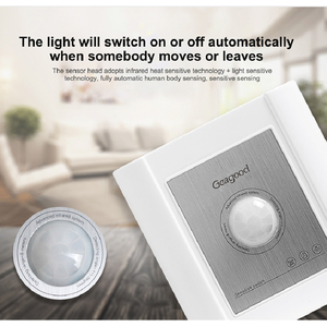 Geagood-sensor de movimiento de luz led para pared, interruptor automático de luz con sensor de movimiento - Product Image 2