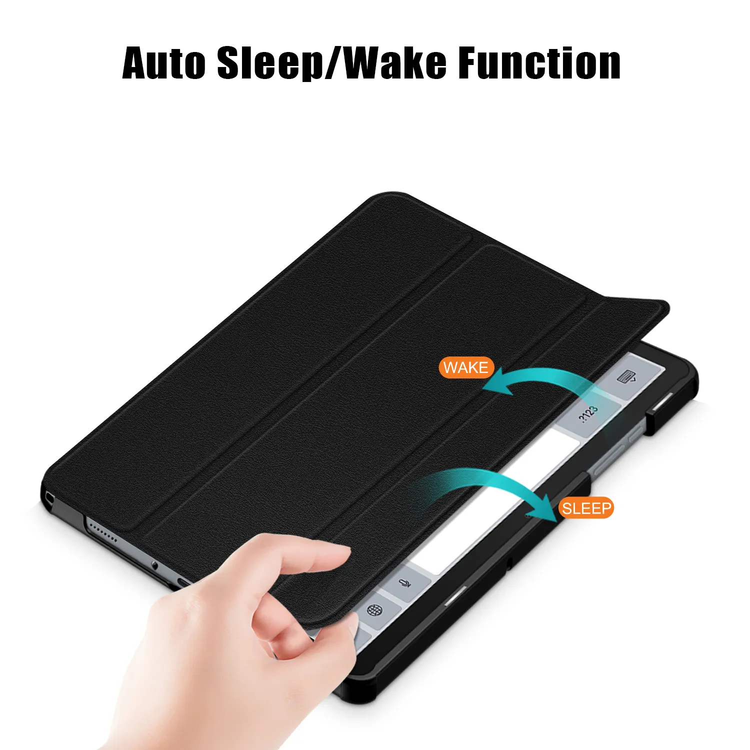 Factory Wholesale Custom Protection Wake Sleep Smart Tablet Case For Samsung Galaxy Tab A9 + A9 A8 Magnetic Smart Leather Cover
