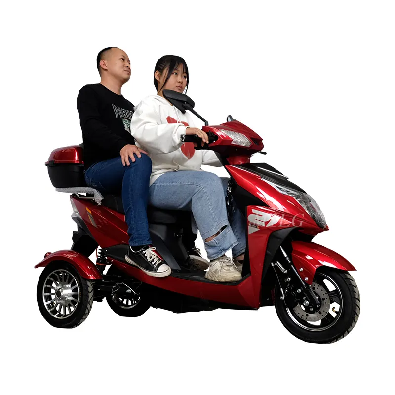 Milg-triciclo eléctrico para personas mayores, motocicleta de tres ruedas, 60v, 1000w