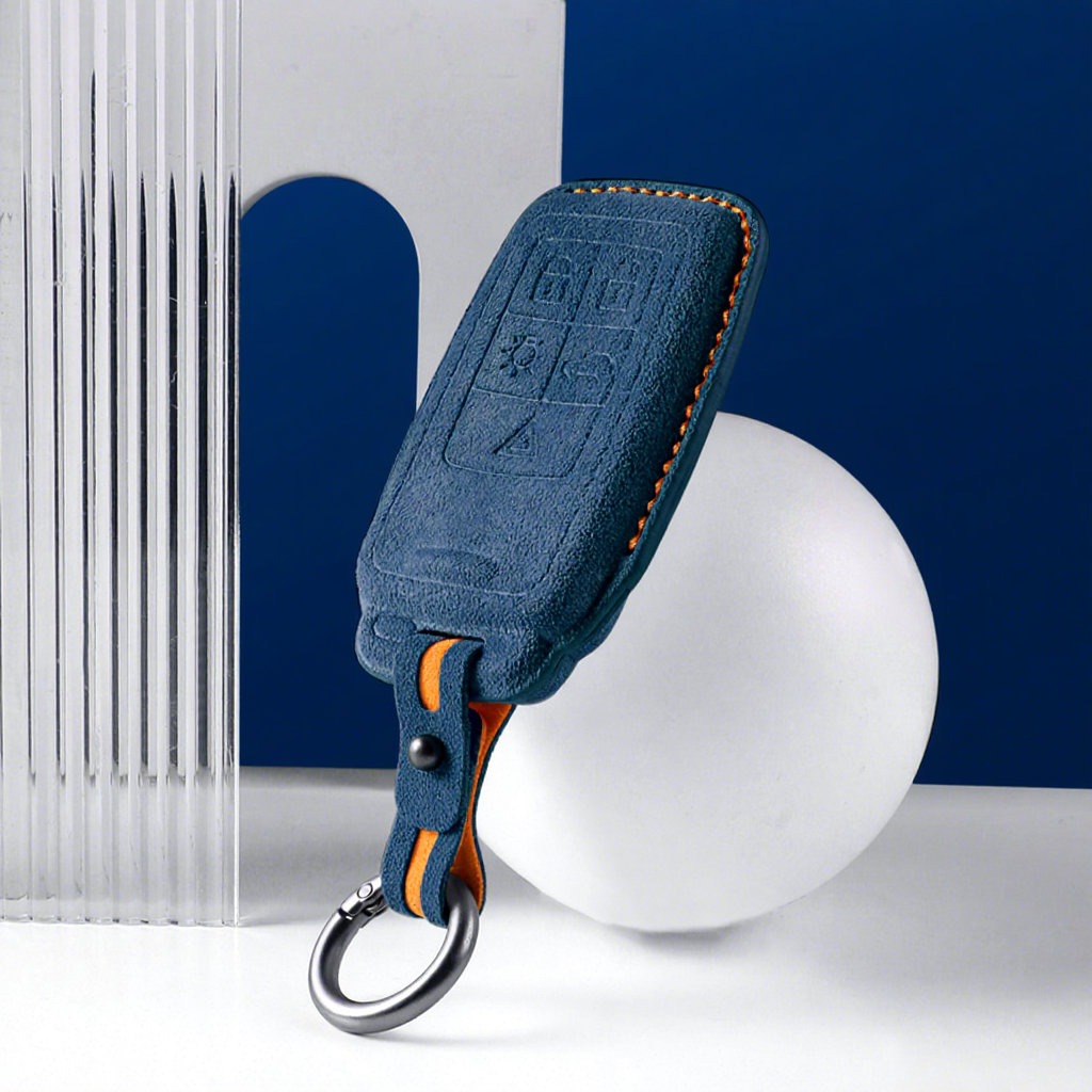 #6406 Bleu marine + coutures orange