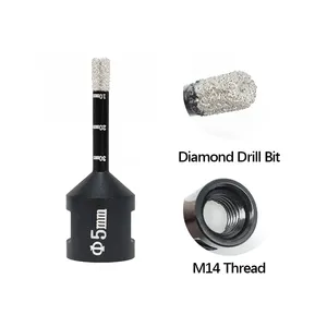 新型石材工具真空钎焊金刚石芯钻头，带Arix金刚石段 - Product Image 2