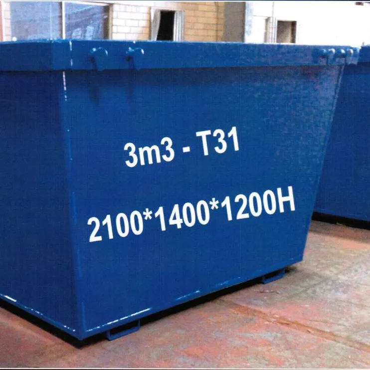 2023 New T31 lixo reciclagem caixa fábrica garbag especial bin dobradiça com gancho