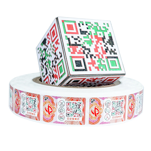 3D QR kodu kurcalamaya dayanıklı etiket güvenlik etiketleri sahteciliğe karşı soyulabilir yıkıcı etiket kimlik doğrulama - Product Image 1