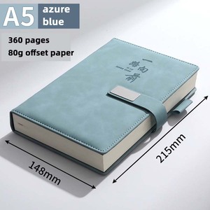 Customizable B5A5 A6 PU Embossing Stamping <strong>Notebook</strong> with Unique Logo Hardcover Journal Plan Book for <strong>Document</strong> Use Gift - Product Image 3