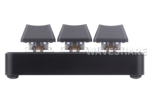 CodeFlow RP2040-3K-programcının makro katmanları ile kısayol kurulu 0.5ms gecikme USB-C HID CompliantCtrl C/V kısayol klavye