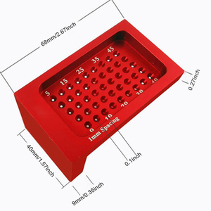 Ağaç İşleme delik konumlandırma aracı inç t-tipi Scriber ağaç İşleme için Ruler cetvel açı cetvel - Product Image 5