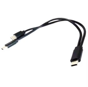 INNOPRO hızlı şarj 2IN 1 USB kablosu USB tip C çift USB tip C yön Y kablosu Apple Huawei Samsung için uygun - Product Image 4
