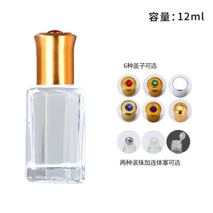 新しいデザインアラビアTolaボトル香水/油厚ベース3ml 6ml 12mlアターガラスロールオンスクリーン印刷包装ディフューザー - Product Image 2