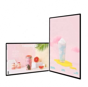 Schermo di visualizzazione delle informazioni del pannello del pannello del Menu pubblicitario LCD per interni a parete segnaletica digitale della rete Wifi del lettore pubblicitario - Product Image 3