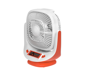 AC DC operasyon mini 8 inç 3 bıçakları şarj edilebilir ev güneş hayranları ile şarj edilebilir elektrikli Fan GÜNEŞ PANELI - Product Image 4
