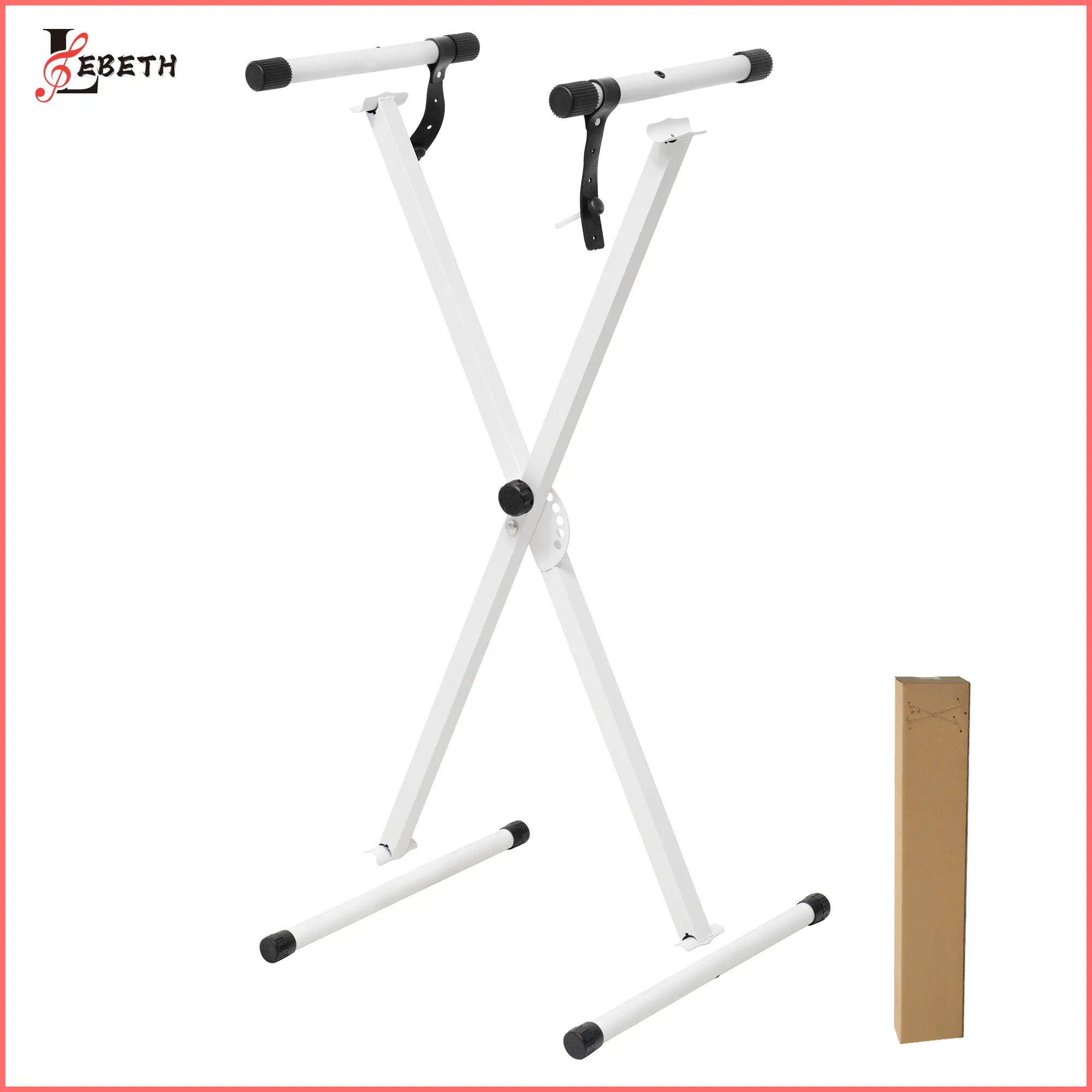 KS-C1 Factory Direct Sale professional White Hardware Electronic Piano rack custom keyboard stands