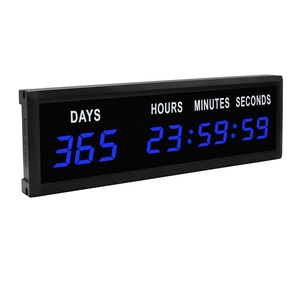 Orologio da parete da tavolo con conto alla rovescia per eventi digitali a LED programmabile portatile da 999 giorni - Product Image 5