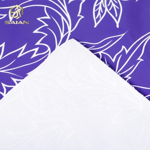 定制印花图案设计格子斜纹纹理防水面料100% 家纺涤纶面料 - Product Image 4