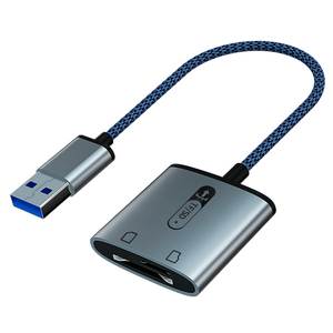 热销OTG读卡器usb 3.0多功能读卡器tf/sd 2合1双端口读卡器可同时读取 - Product Image 1