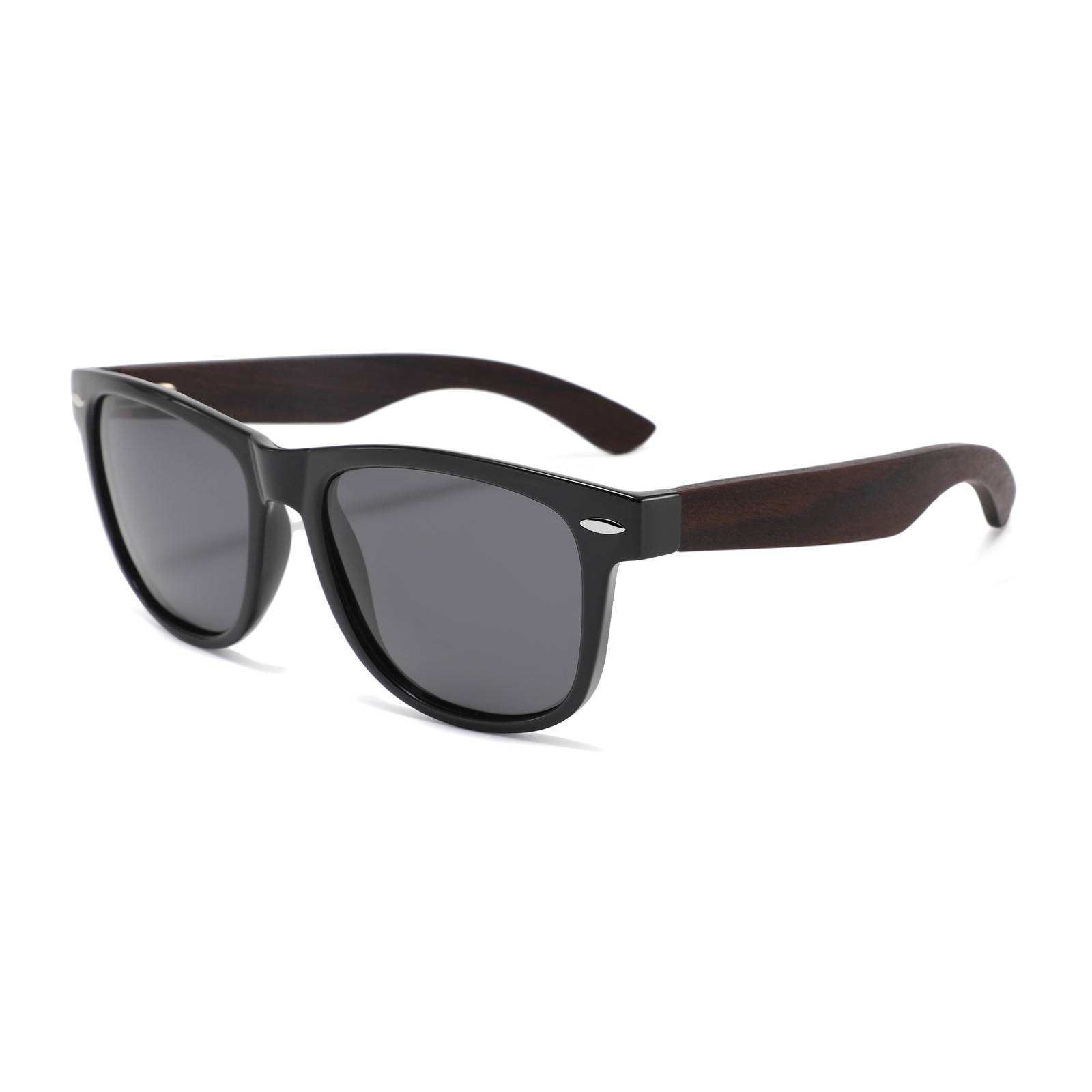 C1 pied ébène cadre noir gris polarisé