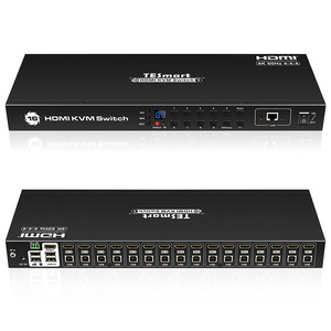 TESmart Conmutador HDMI de 16 puertos 4K UHD 4K60Hz Conmutador HDMI con puerto LAN RS232 Compatible con HDCP 2,2 16x1 Conmutador de vídeo - Product Image 1