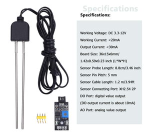 Bodenfeuchte sensor und Boden detektor modul Bodenfeuchte test - Product Image 5