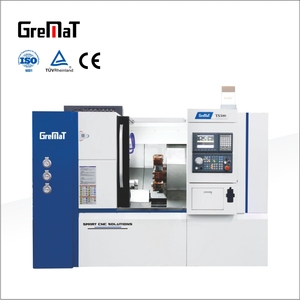 High precision compact design turning center <strong>cnc</strong> <strong>lathe</strong> <strong>machine</strong> <strong>with</strong> <strong>C</strong>-<strong>axis</strong> <strong>cnc</strong> turning <strong>machine</strong> GreMaT TS500 - Product Image 1
