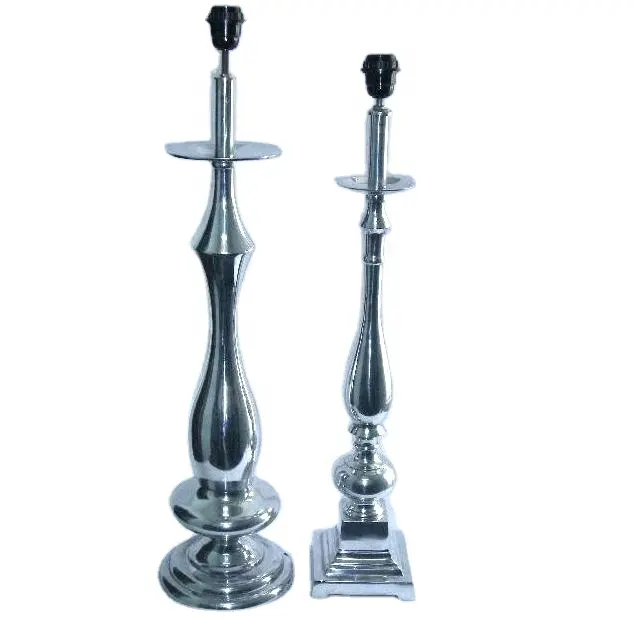 Lámparas de aluminio de alto pulido, hechas por proceso de fundición, también disponibles en lámparas de decoración de Metal con acabado mate para el hogar