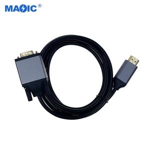 电缆常用配件铝HDMI到VGA转换器适配器HDMI到VGA电缆 - Product Image 2