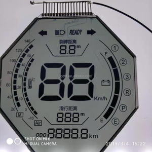 Benutzer definierte 7-Segment-TN-LCD-Anzeige für Uhren-und Uhren rechner zähler