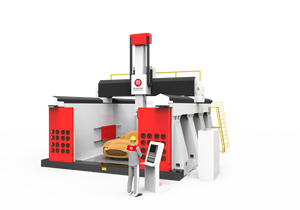 3d 4d 5d模具图案雕像cnc机器5轴，cnc路由器5轴 - Product Image 2