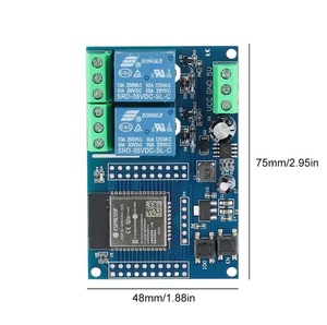 ESP32 WIFI Bluetooth BLE Single/Dual Relais modul ESP32 Sekundärent wicklung karte