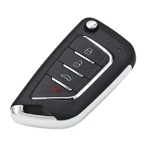 XHORSEXKCD02ENワイヤーユニバーサルVVDIリモートカーキー、4ボタン付きミニキーツール最大プログラマー用チップなし - Product Image 4