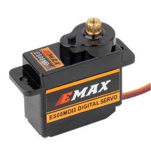 <strong>EMAX</strong> ES08MD II CW Digitale <strong>Servo</strong> 12g/2.4 Kg/High-speed Mini Metal Gear - Product Image 1