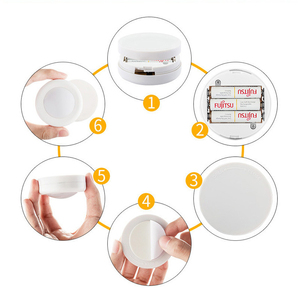 Remote Control 16 Colors Usb Rechargeable <strong>Led</strong> Puck Light Usb 3 Pack Rgb Puck Light Usb - Product Image 3