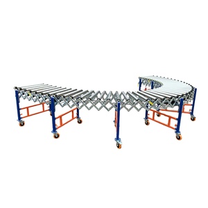 Sistema de transportadores flexibles, caja de cartón de carga, motor de bolsas, diseño telescópico, transportador de rodillos plegable con CE - Product Image 1