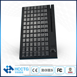 Waterproof USB 84Keys Mag-stripe Reader POS Programmable <strong>Keyboard</strong> KB84