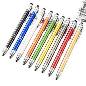Hot Selling 2-in-1 Custom Logo Metal Ballpoint for Stylus Multifunction Soft Touch Screen Pen Sports Body 1.0mm <strong>Writing</strong> <strong>New</strong> Item - Product Image 2