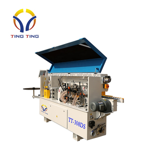 TingTing TT-308DS otomatik yüksek hızlı kenar bantlama makinesi yapıştırma ile son kesim ince düzeltme kazıma parlatıcı - Product Image 2