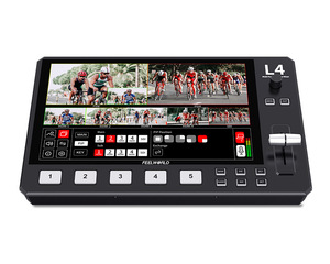 FEELWORLD 10,1 pulgadas Pantalla táctil USB3.0 Transmisión rápida Multi-cámara Conmutador de video L4 mezclador de video - Product Image 2