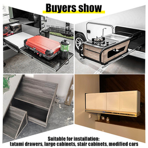 Aoli sheng Truck Bed <span class=keywords><strong>Drawer</strong></span> Slide 220kg Tragfähigkeit für die Aufnahme lagerung Rostfreie Hochleistungs-Schubladen führungen mit voller Ausdehnung - Product Image 6
