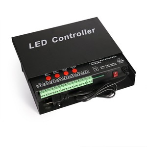 Светодиодный контроллер T8000A TTL T8000AC DMX 512 RGB 8192 пикселей, SD-карта, программируемый неоновый контроллер для светодиодной ленты - Product Image 3