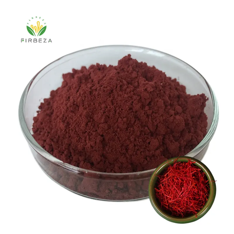 Cina fornitore puro naturale organico sfuso zafferano rosso Crocus Sativus estratto di fiori in polvere