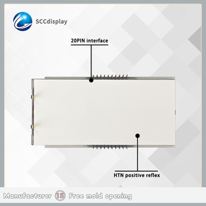 All'ingrosso SJXDGW015 HTN dispositivi medici 7 segmenti Display LCD moduli blu retroilluminazione 3.3V positivo monocromatico HTN Display LCD - Product Image 3
