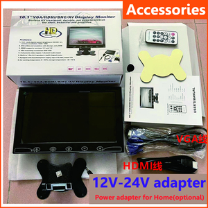 Pentalla Universal de 10 pulgadas para Monitor LCD CCTV 10,1 pulgadas coche Taxi autobús camión pantalla BNC Monitor con entrada VGA AV USB - Product Image 4