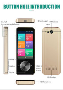 旅行ビジネスを学ぶための軽量AIスマート多言語サポートオフライン12言語自動翻訳機 - Product Image 2