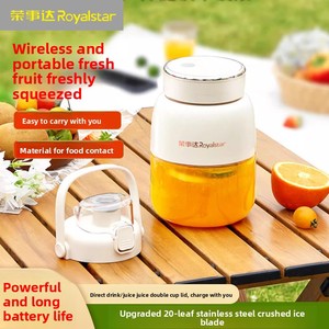 Taşınabilir kablosuz sıkacağı büyük kapasiteli 800ml taze sıkılmış meyve suyu fincanı ev çok fonksiyonlu buz kırma suyu - Product Image 5