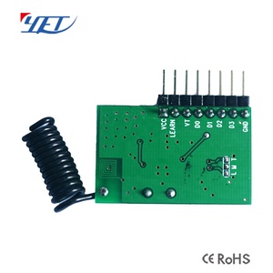 YET241 315MHz/433,92 MHz HF 100 Meter offener Code Rolling Code festes Funke mp fänger modul - Product Image 3